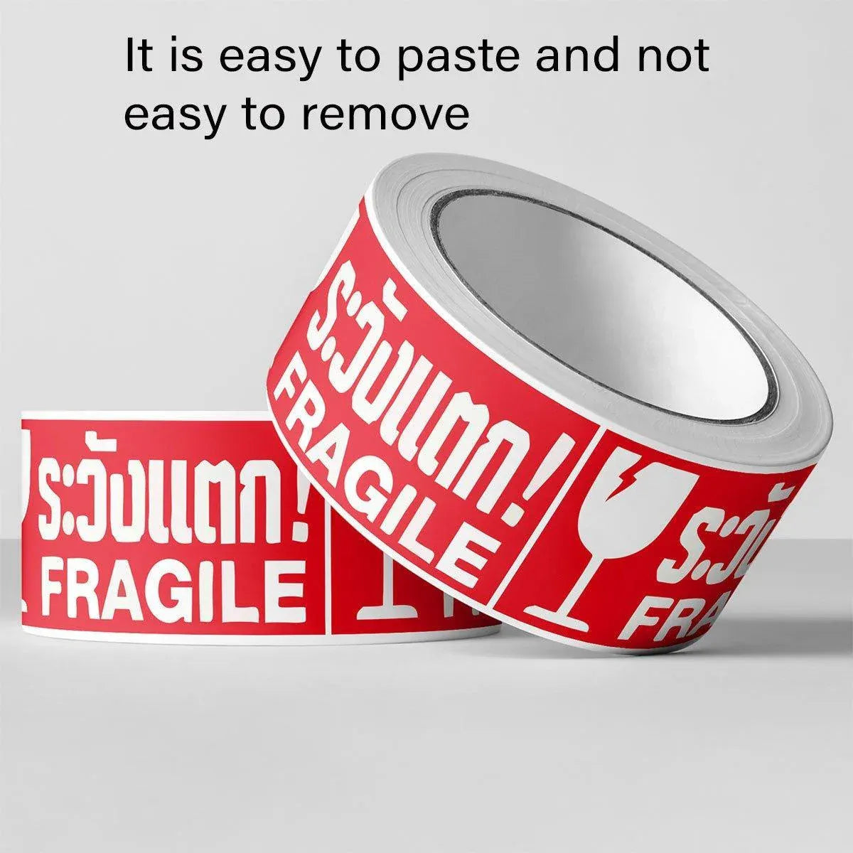 4Rolls Fragile Warning Label Stickers English Caution Handle With Care Packaging