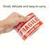 4Rolls Fragile Warning Label Stickers English Caution Handle With Care Packaging