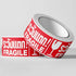 4Rolls Fragile Warning Label Stickers English Caution Handle With Care Packaging