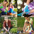 10PCS Garden Tool Kit Shovel Rake Planting Tools Set with Purple Handles Gift