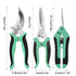 3PCS Stainless Steel Garden Shears Set Multi Function for Pruning Trimming Plants
