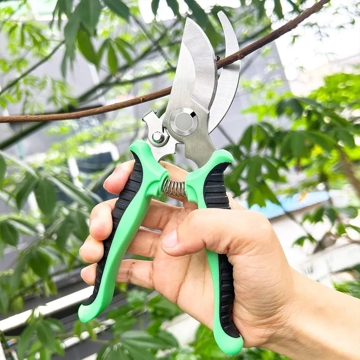 3PCS Stainless Steel Garden Shears Set Multi Function for Pruning Trimming Plants