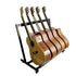 Multi Guitar Stand Guitar Rack Padded Folding Design Hold 3/5 Guitars Adjustable - 3 Guitar Stand