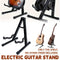 Folding Double Guitar Stand Floor Rack Electric Acoustic Bass Gig Holder Mount