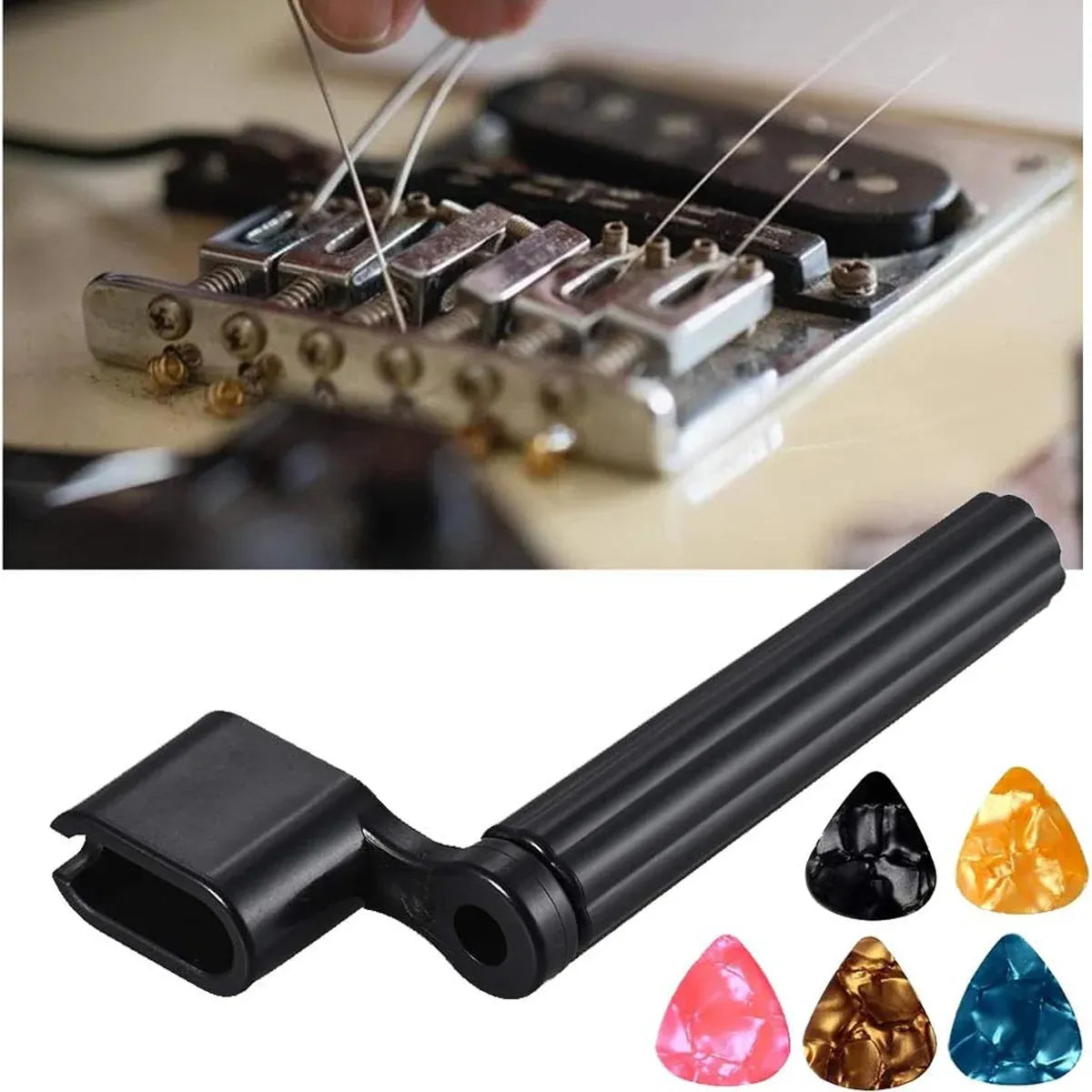 72 Piece of Set Guitar Repair Tool Kit For Guitar Maintenance Portable Practical