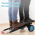 Folding Hand Trolley Heavy Duty Solid Wheel or Stair Climber Tri Wheel for Moving - Flat Ground