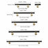 Design Kitchen Cabinet Handles Drawer Bar Handle Pull 96 128 160 192 320Mm  Au