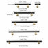 Design Kitchen Cabinet Handles Drawer Bar Handle Pull 96 128 160 192 320Mm  Au