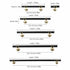Design Kitchen Cabinet Handles Drawer Bar Handle Pull 96 128 160 192 320Mm  Au