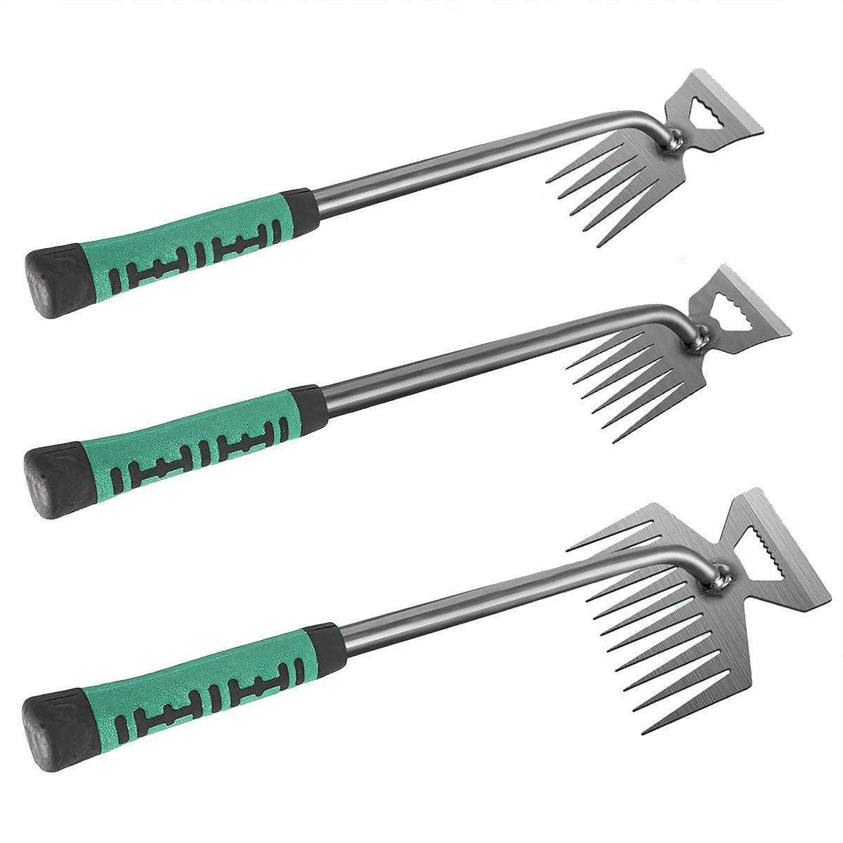 Garden Weeding Digging Tool Farm Household Hoe Durable Handheld Weeder Artifact - 11 teeth