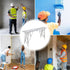 Folding Scaffolding Platform Galvanized Steel Pipe 150kg Load-Bearing Adjustable