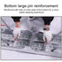 Folding Scaffolding Platform Galvanized Steel Pipe 150kg Load-Bearing Adjustable