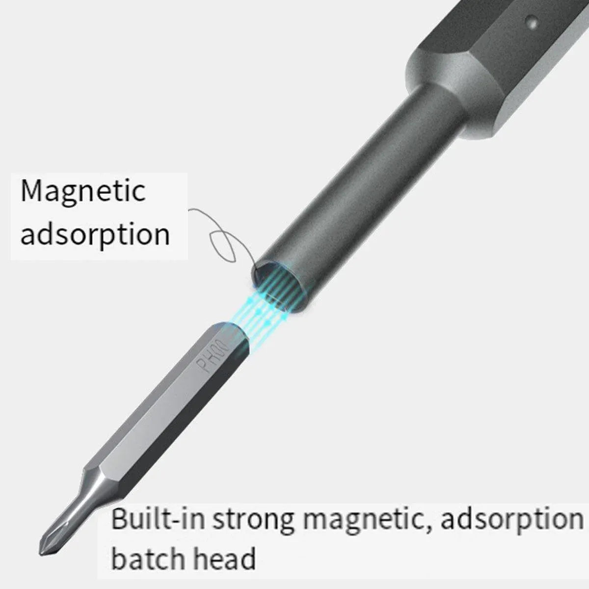 31 in 1 Magnetic Precision Screwdriver Set, Aluminium Case for Phone & Laptop