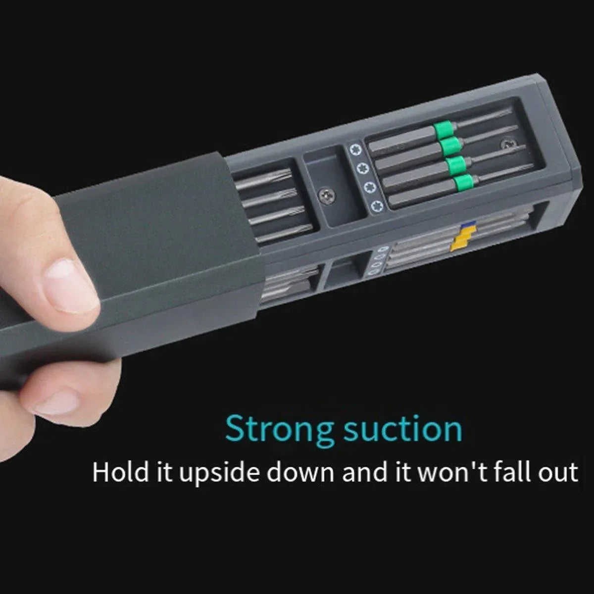 31 in 1 Magnetic Precision Screwdriver Set, Aluminium Case for Phone & Laptop