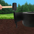 10m Garden Lawn Edging Border 10m Flexible PE Strip with Stakes Landscaping