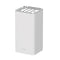 White Kitchen Knife Block Holder with Scissor Slot, Benchtop Knife Storage Rack