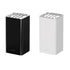 White Kitchen Knife Block Holder with Scissor Slot, Benchtop Knife Storage Rack