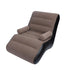 Inflatable Lounge Chair Sofa S-Shape Waterproof Flocked Air Lounger for Camping