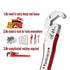 9-45mm Adjustable Wrench Wrench Multifunction Tool Quick Grip Universal Spanner