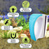 Magnetic Fish Tank Brush Algae Magnet Aquarium Cleaning Glass Aquatic Cleaner - L