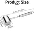 Stainless Steel Meat Hammer Tenderizer Kitchen Tool Loose Meat Pounder Mallet