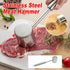 Stainless Steel Meat Hammer Tenderizer Kitchen Tool Loose Meat Pounder Mallet