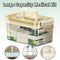 Large Capacity Two-Layer Medicine Box Household Transparent Medical Storage Box