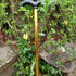 Metal Walking Stick Travel Retractable Cane Pole Compact Adjustable Lightweight - Silver
