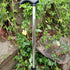 Metal Walking Stick Travel Retractable Cane Pole Compact Adjustable Lightweight - Silver
