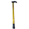 Metal Walking Stick Travel Retractable Cane Pole Compact Adjustable Lightweight - Yellow