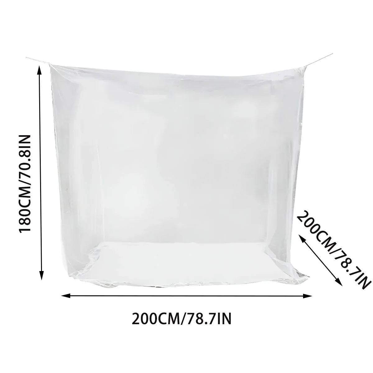 Outdoor Mosquito Net 200x200x180cm Polyester Mesh Hanging Travel Camping Bag