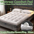 Hotel Mattress Protection Pads Bedding Comfort Mattress Topper Pads Mattress - 91x190cm-Brushed Fabric