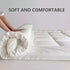 Hotel Mattress Protection Pads Bedding Comfort Mattress Topper Pads Mattress - 91x190cm-Brushed Fabric