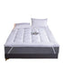Hotel Mattress Protection Pads Bedding Comfort Mattress Topper Pads Mattress - 91x190cm-Brushed Fabric