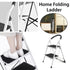 Folding Portable Multi Step Ladder with Handrail Household A Type Iron Ladder