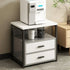 Classic Bedside Table Nightstand Storage Cabinet Side Table Home Furniture Decor