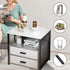 Classic Bedside Table Nightstand Storage Cabinet Side Table Home Furniture Decor