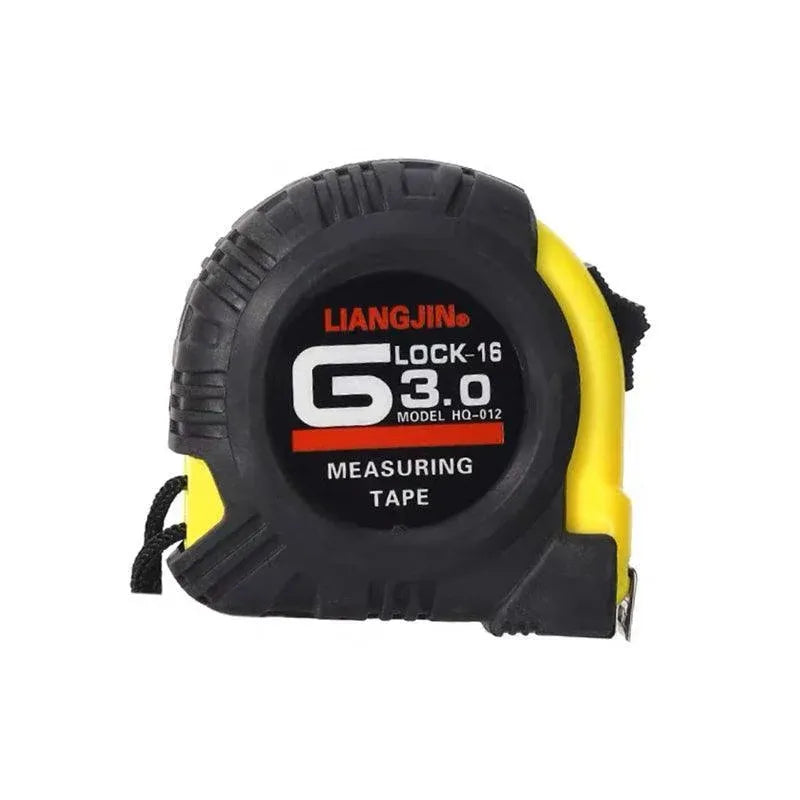 Steel Measuring Tape with Lock Rubber Grip Metric and Inch Ruler 3M 5M 10M - 3M