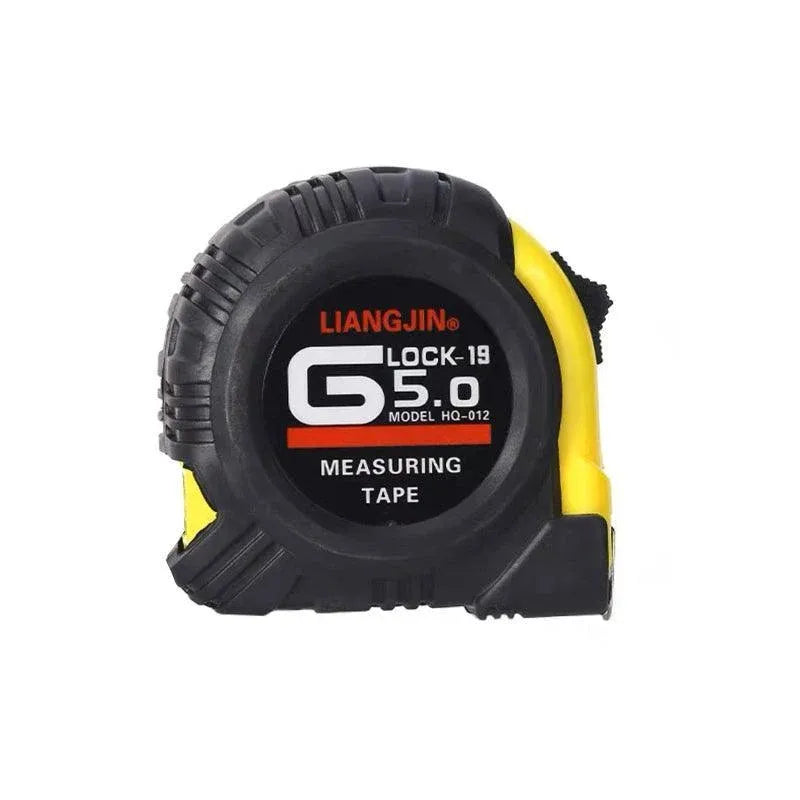 Steel Measuring Tape with Lock Rubber Grip Metric and Inch Ruler 3M 5M 10M - 5M
