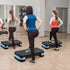 Adjustable Aerobic Step Platform Plastic Fitness Stepper for Workout Training - Green