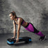 Adjustable Aerobic Step Platform Plastic Fitness Stepper for Workout Training - Green