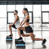 Adjustable Aerobic Step Platform Plastic Fitness Stepper for Workout Training - Green