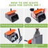 Foldable Pet Waste Picker with Broom Dustpan Set for Dog Walking Easy Cleanup