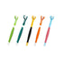 Three Sided Dog Toothbrush Pet Cat Teeth Cleaning Tool Oral Mouth Care Soft Bristle - Red+Blue