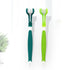 Three Sided Dog Toothbrush Pet Cat Teeth Cleaning Tool Oral Mouth Care Soft Bristle - Red+Blue