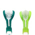 Three Sided Dog Toothbrush Pet Cat Teeth Cleaning Tool Oral Mouth Care Soft Bristle - Yellow+Black