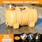 20L Portable Camping Water Container with Faucet BPA-Free Food-Grade Pig Design