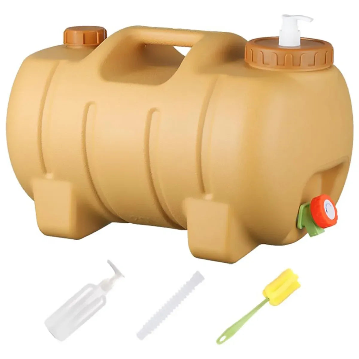 20L Portable Camping Water Container with Faucet BPA-Free Food-Grade Pig Design