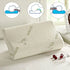 1/2PCS Memory Foam Neck Pillow Wavy Contour Slow Rebound Pillow - 60x40x12cm-1pc