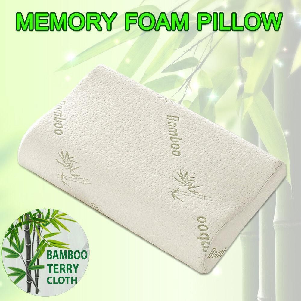 1/2PCS Memory Foam Neck Pillow Wavy Contour Slow Rebound Pillow - 60x40x12cm-1pc